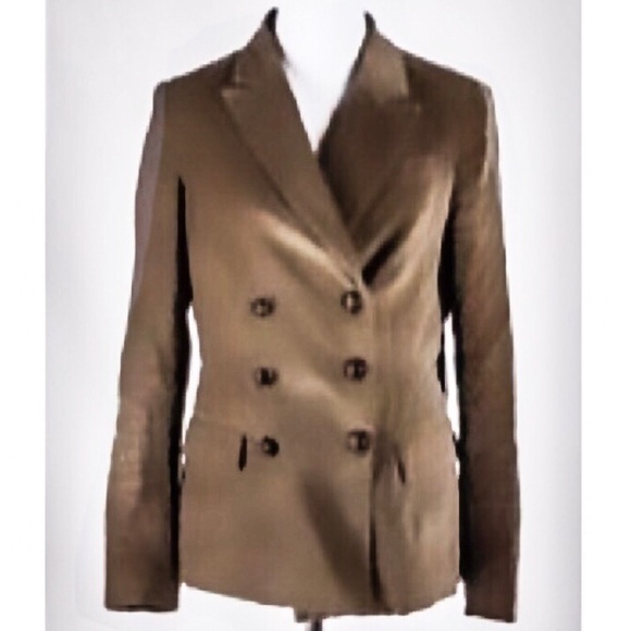 Boden Jackets & Blazers - Boden Double Breasted Velour Tan Blazer Boden Jackets & Blazers - Boden Double Breasted Velour Tan Blazer